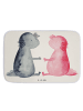Mr. & Mrs. Panda Badteppich Axolotl Liebe ohne Spruch in Weiß