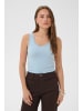 Kaffe Jersey-Top ärmellos KAOMI Slim fit in Blue Fog