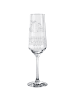 Mr. & Mrs. Panda Sektglas Igel Federschmuck mit Spruch in Transparent