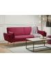 Beliani 3-Sitzer Sofa EINA in Rot - (W) 210 x (H) 86 x (L) 81 cm