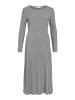 Vila Maxikleid in Dark Grey Melange