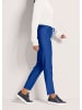MADELEINE Stretchhose mit Tunnelzug in royalblau