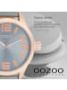 Oozoo Analog-Armbanduhr Oozoo Timepieces grau extra groß (ca. 51mm)
