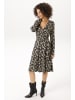 Aniston CASUAL Jerseykleid in schwarz-hellbeige-grün-beige