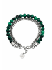 GT COLLECTION Armband Faceted-Bead in green
