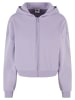 Urban Classics Zip-Kapuzenpullover in dustylilac