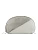 DuDu Segovia Kosmetiktasche Leder 16 cm silber