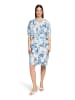 Vera Mont Hemdblusenkleid mit Knopfleiste in Beige/Blau