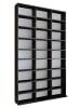VCM  Holz CD DVD Standregal Bücherregal Regal Megosa XL in Schwarz