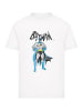 F4NT4STIC T-Shirt The Batman Vintage in weiß