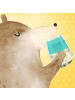 Mr. & Mrs. Panda Trinkglas Capybara Liebe mit Spruch in Transparent