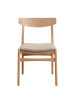 home24 home24 Esszimmerstuhl 2er-Set - 195 x 44 x 87 cm in Beige
