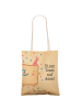 Mr. & Mrs. Panda Tote Bag Toast Party Design mit Spruch in Weiß