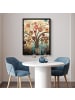OnlyWow Poster mit Leiste Stilvoller Baum