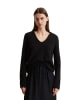 Marc O'Polo V-Neck-Strickpullover slim in Schwarz