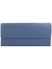 Esquire Viktoria Geldbörse RFID Leder 18,5 cm taubenblau