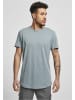 Urban Classics Urban Classics Herren Shaped Long Tee in dustyblue