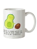 Mr. & Mrs. Panda Kinderbecher Avocado Kern rollt mit Spruch in Weiß