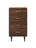 Beliani Kommode KEITH in Braun - (W) 48 x (H) 90 x (L) 40 cm