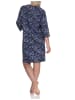 NORMANN Nachthemd langen Ärmeln und Knopfleiste am Hals - 73075 in marine