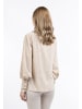 DreiMaster Damen Blusenshirt in Hellbeige Weiss