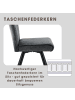 byLiving 2er-Set: Stuhl ROBBIE in anthrazit - B 48, H 89,5, T 63,5 cm