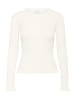 Kaffe Strickpullover KAariela Slim fit in Chalk