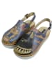 Dogo Akita Sandalen - Ancient Egypt in Blau