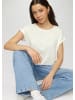 QS T-Shirt in 0200_creme