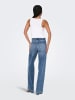 ONLY Jeans mit weitem Bein in Medium Blue Denim