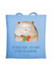 Mr. & Mrs. Panda Schultertasche Bär Gefühl mit Spruch in Sky Blue