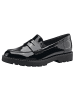 Tamaris Slipper in BLK PATEN STR
