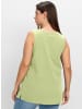 sheego Tanktop in pistazie