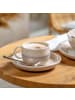 like. by Villeroy & Boch 6er Set Kaffeetassen mit Untertassen Perlemor Sand 190 ml in beige