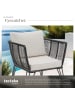 tectake Garten-Loungesessel Sundo im Rope-Design