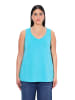 Ulla Popken Strick-Top in tiefes aqua
