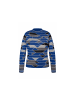 Rabe Stehkragenpullover für Damen in blau in blau