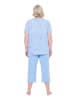 Ulla Popken Pyjama in jordan blau