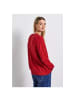 Street One Pullover in Racing Red