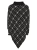 VIRITA Women Poncho in Schwarz