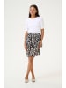Kaffe Rock KAsepia Regular fit in Black/White Leopard