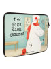Mr. & Mrs. Panda Notebook Tasche Einhorn Krankenschwester Design... in Weiß