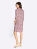 Sieh an! A-Linien-Kleid in rosé-pink-bedruckt