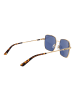 Pepe Jeans Frauen Sonnenbrille Quadratisch Gold