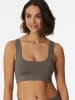 Schiesser Bustier Seamless Matt in taupe