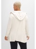 sheego by Joe Browns Longstrickjacke in offwhite