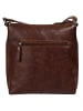SPIKES & SPARROW Umhängetasche CROSS BODY echt Leder in cognac