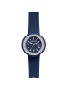 Hip Hop Analoguhr hero.dot bezel blau