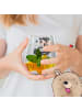 Mr. & Mrs. Panda Longdrinkglas Fuchs Sterne mit Spruch in Transparent