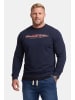 Men Plus Kurzarm T-Shirt in navy blau